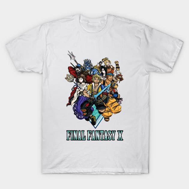 Final Fantasy X Heroes T-Shirt by WarioPunk